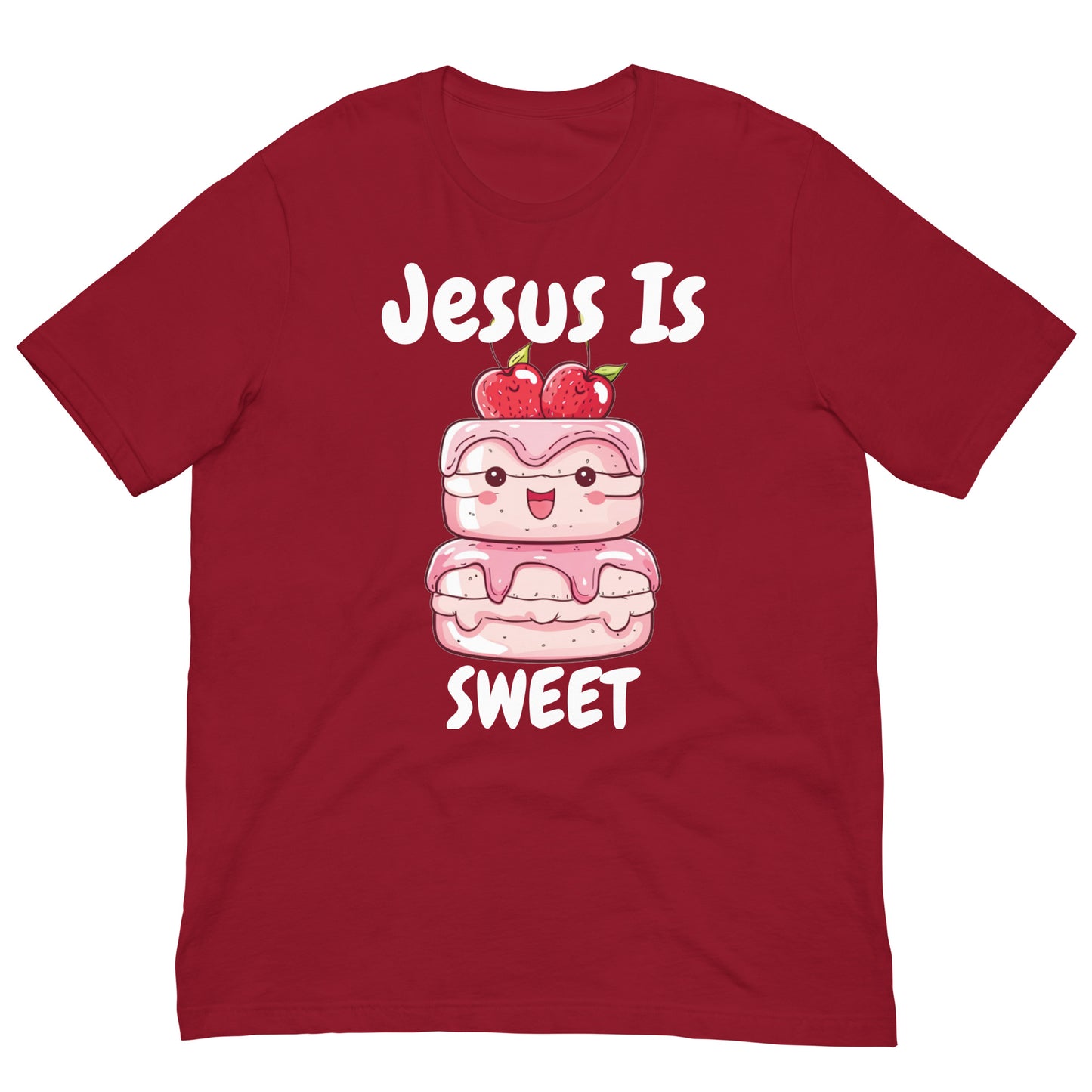 Jesus Is Sweet Cake Adult Unisex Christian T-Shirt