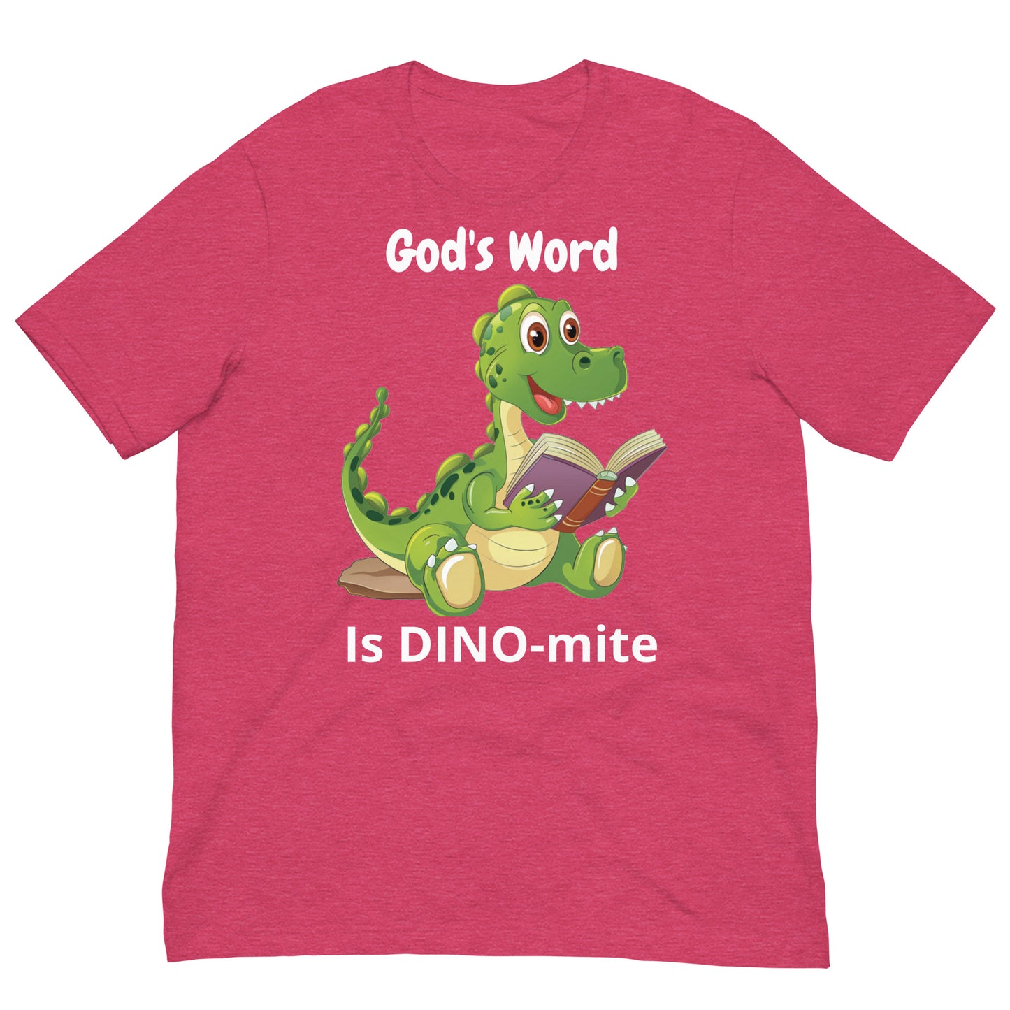 God's Word Is DINO-mite Dinosaur Adult Unisex T Shirt